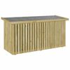 vidaXL Caja de Almacenamiento para Jard&iacute;n Madera de pino impregnada