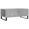 vidaXL Mesa de centro madera contrachapada gris hormig&oacute;n 90x50x36,5 cm
