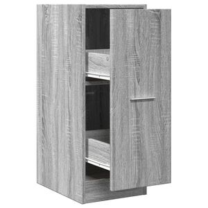 vidaXL Armario botiqu&iacute;n madera ingenier&iacute;a gris Sonoma 30x41x77,5 cm