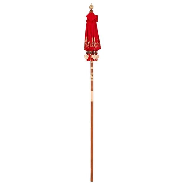 vidaXL Parasol Balin&eacute;s Rojo 95 x 95 x 260 cm Algod&oacute;n