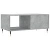 vidaXL Mesa de centro madera contrachapada gris hormig&oacute;n 90x50x40 cm