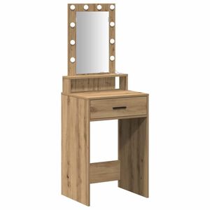 vidaXL Mesa Tocador Marr&oacute;n 50 x 41 x 140 cm Madera de ingenier&iacute;a