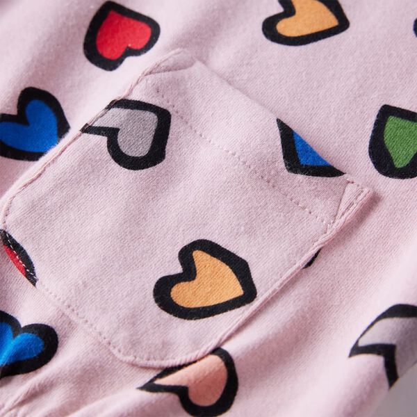 Sudadera infantil rosa 104