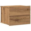 vidaXL Mesita de noche de pared color roble artisan 40x32x30 cm