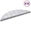 vidaXL Pelda&ntilde;o 15 uds. 60 x 18 x 2,5 cm Plateado Aluminio Creciente