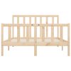 vidaXL Estructura de cama madera maciza 150x200 cm