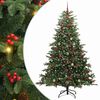 vidaXL &Aacute;rbol de Navidad artificial Verde 180 cm PVC, Metal y Pl&aacute;stico