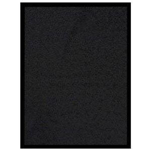 vidaXL Felpudo negro 40x60 cm