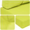 vidaXL Coj&iacute;n para sof&aacute; de exterior 3 pcs Verde Poli&eacute;ster