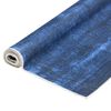 vidaXL Alfombra lavable plegable poli&eacute;ster azul marino 140x200 cm