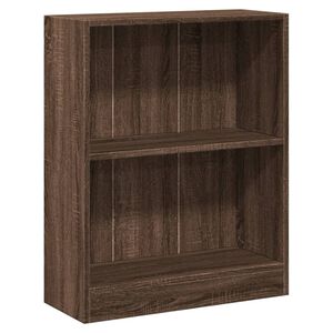vidaXL Estanter&iacute;a de madera contrachapada roble marr&oacute;n 60x24x74,5 cm