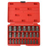 vidaXL Juego de extractores de tornillos de acero 10 piezas