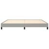 vidaXL Cama sin colchón tela gris claro 200x200 cm