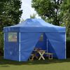 vidaXL Carpa de Fiesta Azul 291 x 431 x 315 cm Tela Oxford