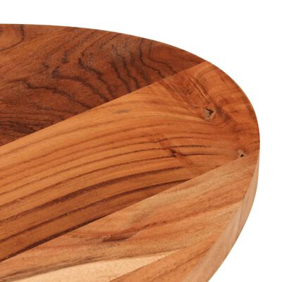 vidaXL Tablero de mesa ovalado madera maciza de acacia 90x40x3,8 cm
