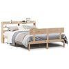 vidaXL Estructura de cama sin colch&oacute;n madera de pino blanco 150x200 cm