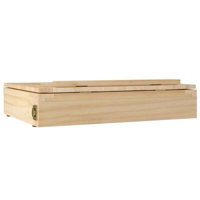 vidaXL Caballete de sobremesa con cajón madera de pino 33,5x25,5x7cm
