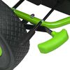 vidaXL Kart con pedales asiento ajustable verde