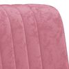 vidaXL Sill&oacute;n de terciopelo rosa