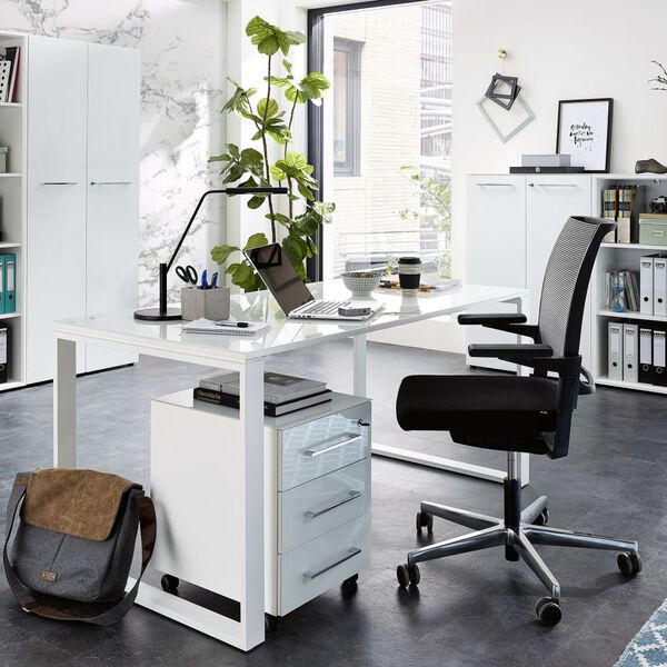 Germania Archivo con ruedas Gw-Monteria blanco