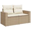 vidaXL Set de sof&aacute;s de jard&iacute;n y cojines 8 piezas rat&aacute;n sint&eacute;tico beige