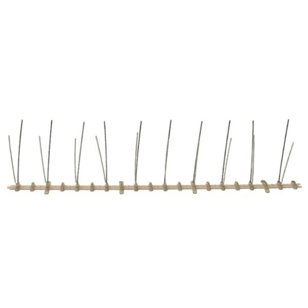 vidaXL Set de 2 hileras de pinchos contra pájaros y palomas 20 uds 10m