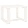 vidaXL Mesa auxiliar de jard&iacute;n madera maciza pino blanco 40x38x28,5 cm
