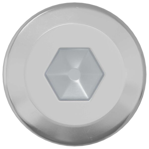 vidaXL Tornillo de Bloqueo Liso 2 pcs Plateado M6 x 12 mm Acero