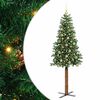 vidaXL &Aacute;rbol de Navidad Delgado con 300 LED con soporte Verde 180 cm