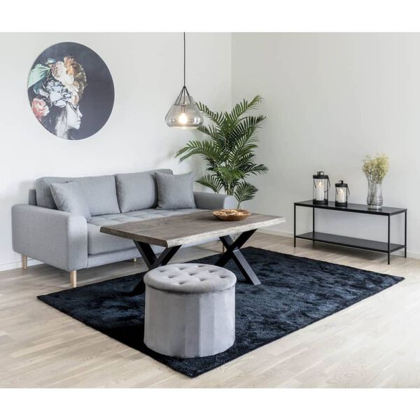 House Nordic Soporte para TV con 2 estantes Avery negro