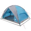 vidaXL Tienda de Camping con Cubierta de Lluvia Impermeable Igl&uacute; Azul