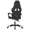 vidaXL Silla gaming giratoria cuero sint&eacute;tico negro y camuflaje