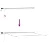 vidaXL Toldo con Manual 4 x 3 m Metal