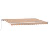 vidaXL Toldo retr&aacute;ctil Multicolor 400 x 200 cm tela