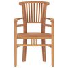 vidaXL Juego de comedor de jard&iacute;n 7 piezas madera maciza de teca