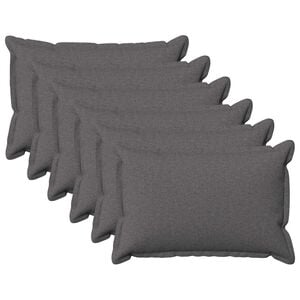 vidaXL Funda de almohada 6 pcs HOUTEN Gris Claro 30 x 50 cm