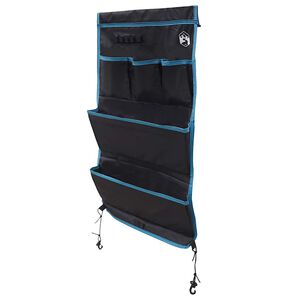 vidaXL Bolsa de almacenamiento Negro y azul 91 x 47,5 cm oxford