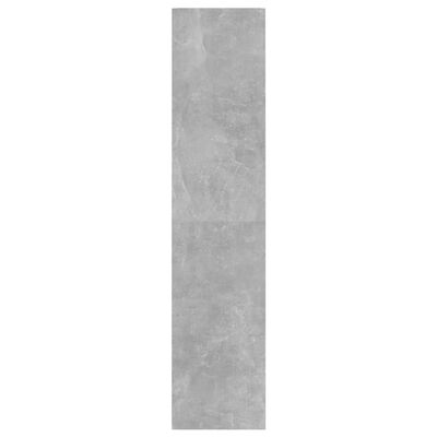 vidaXL Estantería/divisor de espacios gris hormigón 40x30x135 cm