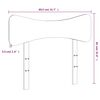 vidaXL Cabecero de cama madera maciza de pino blanco 75 cm