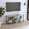 vidaXL Mueble de TV madera contrachapada gris Sonoma 102x35x45,5 cm