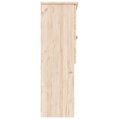 vidaXL Armario superior para tocador ALTA madera de pino 77x30x92 cm