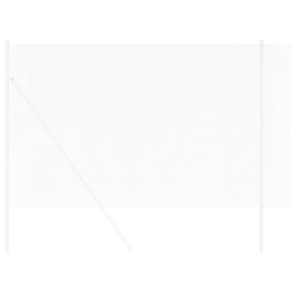 vidaXL Cerca Hexagonal Plateado 1,6 x 10 m Acero galvanizado