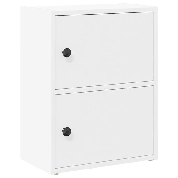 vidaXL Estanter&iacute;a de madera de ingenier&iacute;a blanca 40x24x52 cm