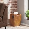 vidaXL Taburete de madera maciza de teca