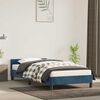 vidaXL Estructura de cama sin colchón terciopelo azul oscuro 90x200 cm