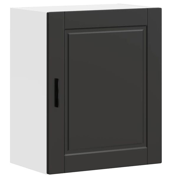 vidaXL Mueble de pared de cocina Porto madera contrachapada negra