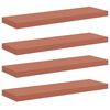 vidaXL Estante de pared con almacenamiento 4 pcs Rojo 90 x 23,5 x 4 cm