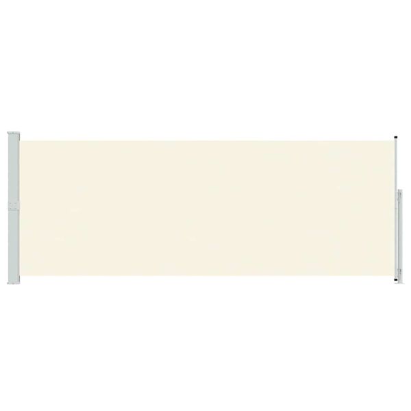 vidaXL Toldo lateral retr&aacute;ctil de jard&iacute;n crema 180x500 cm