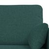 vidaXL Sof&aacute; 2 pcs Verde oscuro 158 x 78 x 80 cm tela
