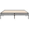 vidaXL Estructura cama madera ingenier&iacute;a metal gris Sonoma 140x190 cm